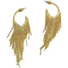 Wholesale Fashion Female Drop Earrings Tassel Water Drop Long Claw Chain Rhinestone Tassel Earrings Full Diamond Earring Jewelry